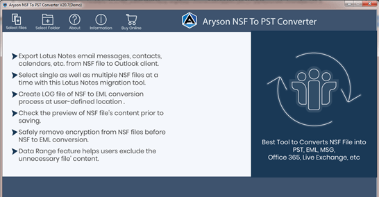 NSF Converter Tool software