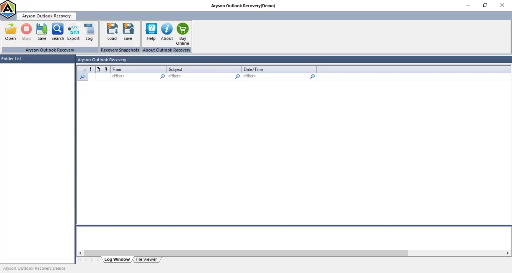 Install the Outlook PST Recovery Software.