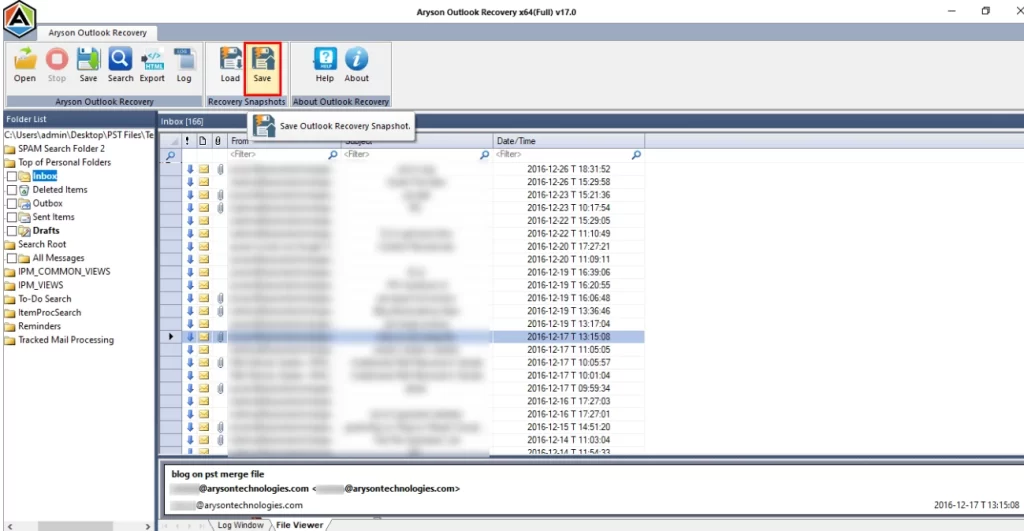 Preview the recovered files