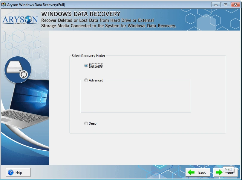 Pick a recovery mode.
